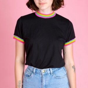 Big Bud Press Rainbow Roll Ringer Tee